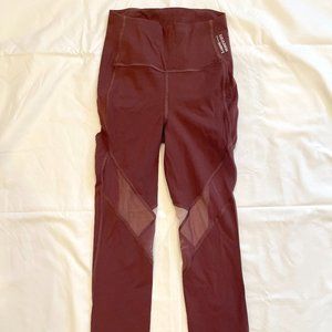 Lululemon X Barry's High Rise Midnight Maroon Stronger As One Tight